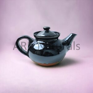 Dirtique Black Glazed Terracotta Kettle