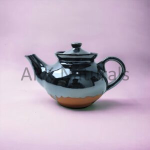 Dirtique Black Glazed Terracotta Kettle