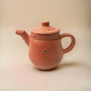 DhaaroVibes Terracotta Kettle - Design 1