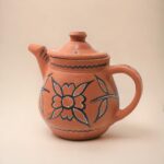 DhaaroVibes Terracotta Kettle - Design 1