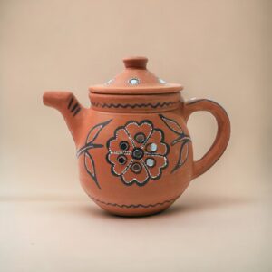 DhaaroVibes Terracotta Kettle