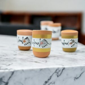 Terrapurra Handpainted Glasses Set of 6